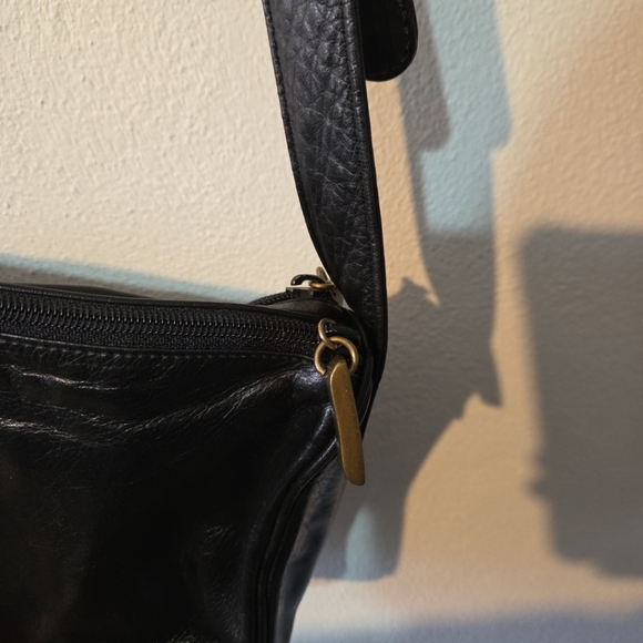 Donna Karan DKNY black Lambskin Crossbody bag Purse, VTG Butter Soft - Picture 13 of 16